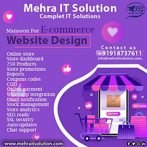 E-Commerce Website Design​